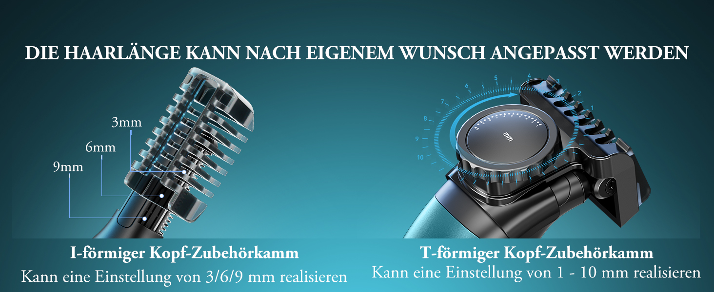 Триммер для тіла Kensen 2-в-1 для чоловіків: для особистої гігієни, тіла, обличчя. З насадкою, для сухого та вологого гоління, USB-C, зелений