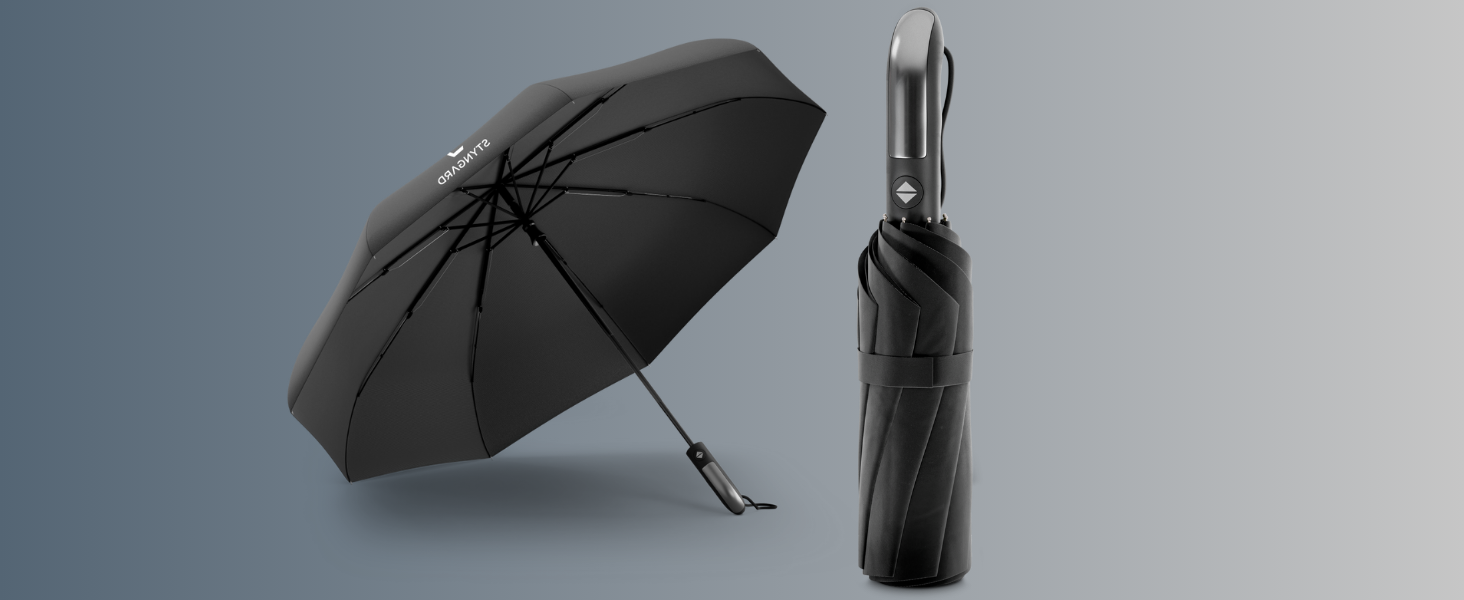 Стійкий до вітру парасолька STYNGARD Trondheim (Pink) - автоматичний, з тефлоновим покриттям, до 140 км/год