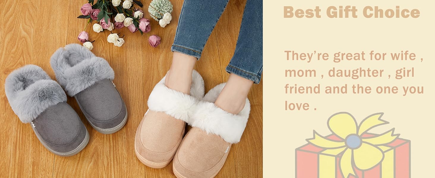 Тапочки зимові жіночі/чоловічі NineCiFun, теплі, з флісу, антиковзкі, для дому та вулиці, сірі, 40/41 EU