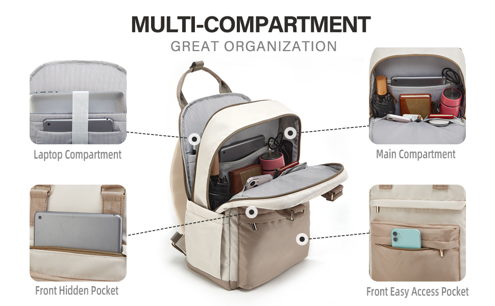 Чорно-білий рюкзак YTL Rolltop з відділенням для ноутбука 17 дюймів, водонепроникний, для подорожей, школи, університету, велосипеду