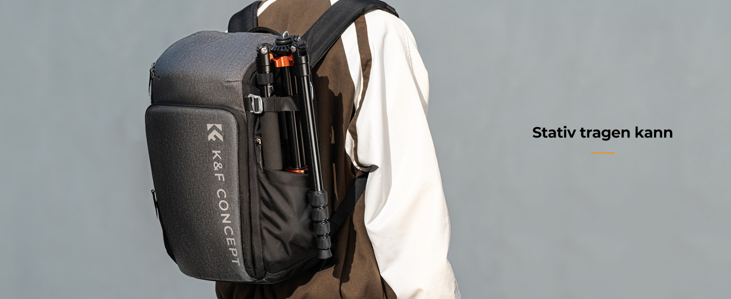 Рюкзак для фотокамери K&F Concept Alpha 25L сірий - для фотографів, з відділенням для 16-дюймового ноутбука, сумісний з дронами DJI Mavic