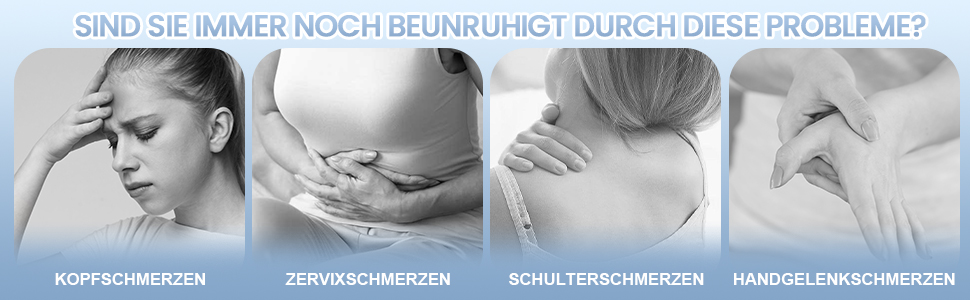 Ортопедична подушка для шиї з Memory Foam, Ergonomische, 2 висоти, для сну на боці, спині та животі, сірого кольору