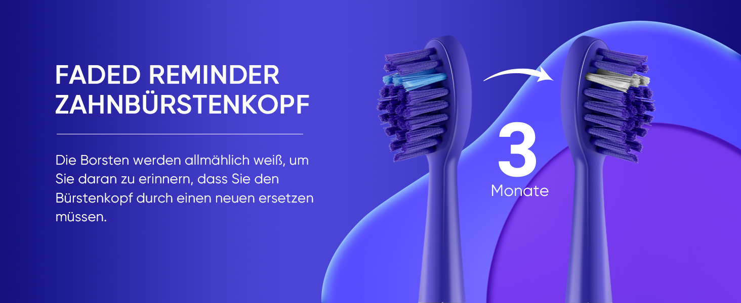 MySmile DY156 Електрична зубна щітка для дорослих, акумуляторна звукова зубна щітка, портативна з 3 насадками, таймер 2 хвилини, 5 режимів, 45000 VPM, 60 днів від заряду, блакитна, 1 шт.