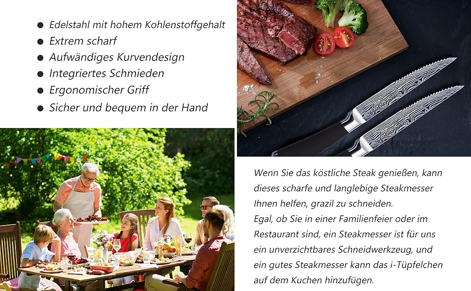 Набір кухонних ножів Hoablorn з бруском 15 предметів. Брусок з акації, міцний магнітний тримач. Ідеальний подарунок на новосілля та весілля (сріблястий)