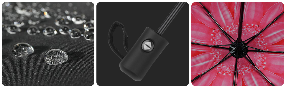 Дощовий парасолька туристична, 8 спиць, вітростійка, автоматична, для чоловіків та жінок, фіолетовий