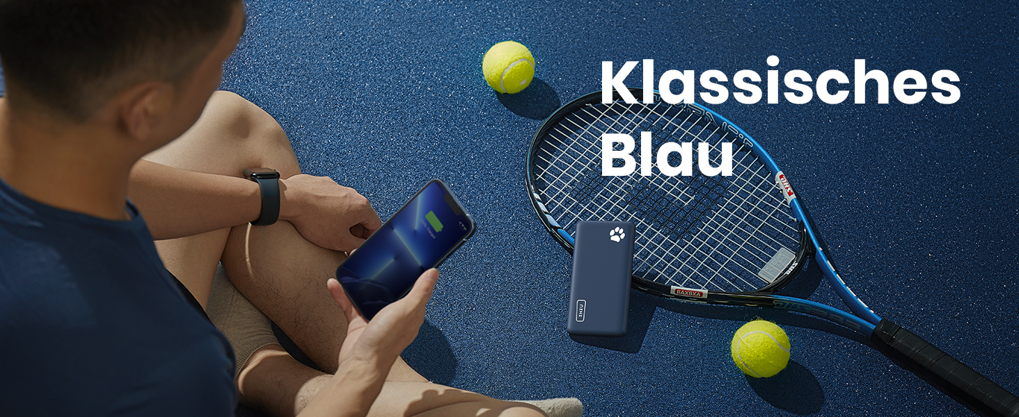 Power Bank INIU 10000mAh, ультратонкий, USB C, 3A, ліхтарик, сумісний з iPhone, Samsung, Huawei, чорний