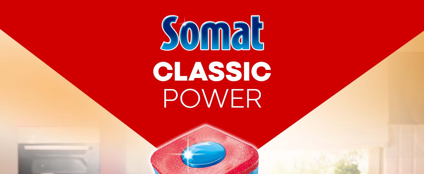 Таблетки для посудомийної машини Somat Classic Power kompakte, 172 шт