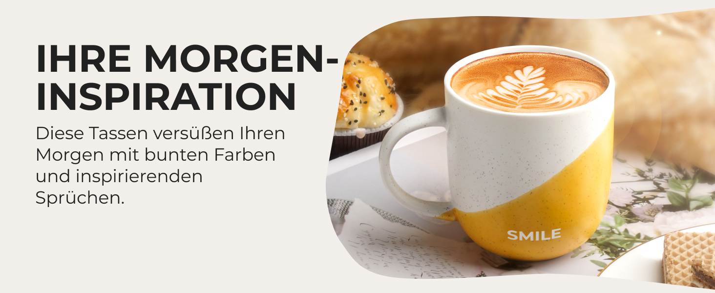 Набір кавових чашок Miamio 4 шт по 300 мл з приколами/Подарункові чашки для мами, тата, жінок, чоловіків, сім'ї, друзів/Підходить для мікрохвильової печі та миття в посудомийній машині (Дизайн B)