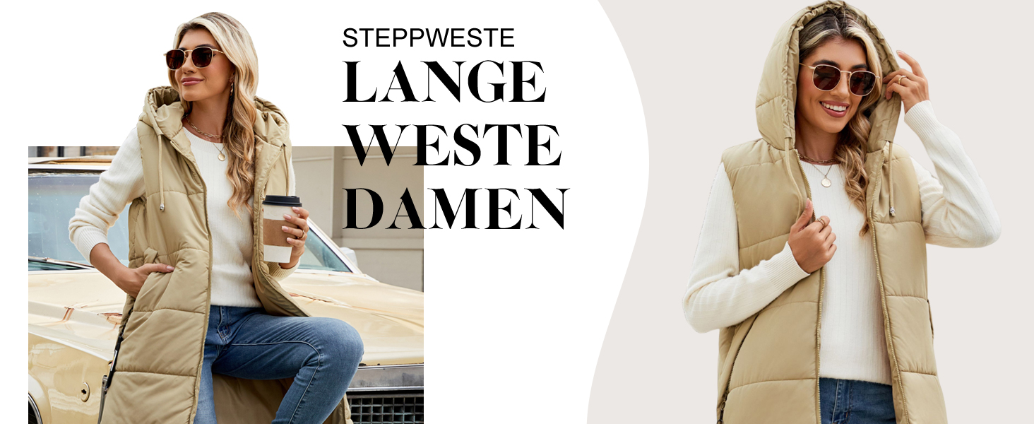 Жіноча/Чоловіча тепла стьобана жилетка Vancavoo з капюшоном, зимова жилетка, легка, чорна