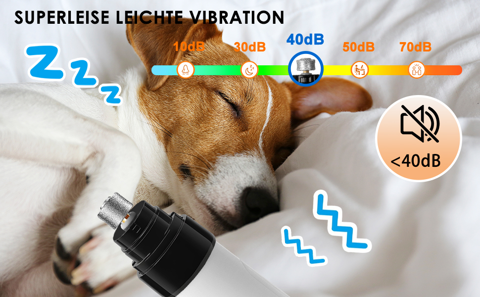 Електричний точило для кігтів собак Ntrjtrss USB, тихий точило для кігтів собак для великих, середніх та малих собак та котів