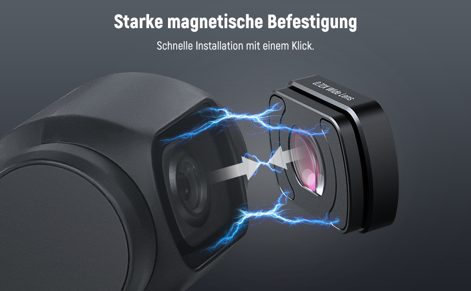 NEEWER Набір фільтрів ND для DJI Osmo Pocket 3: ND2-32, CPL, 0.72x, 112° Ширококутний об'єктив, 2 захисні плівки