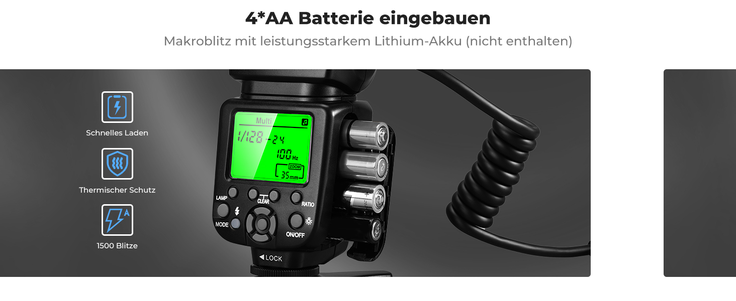 Кольцевий світловий прилад K&F Concept TTL для Nikon DSLR, GN 14, з AF-підсвічуванням та адаптерними кільцями