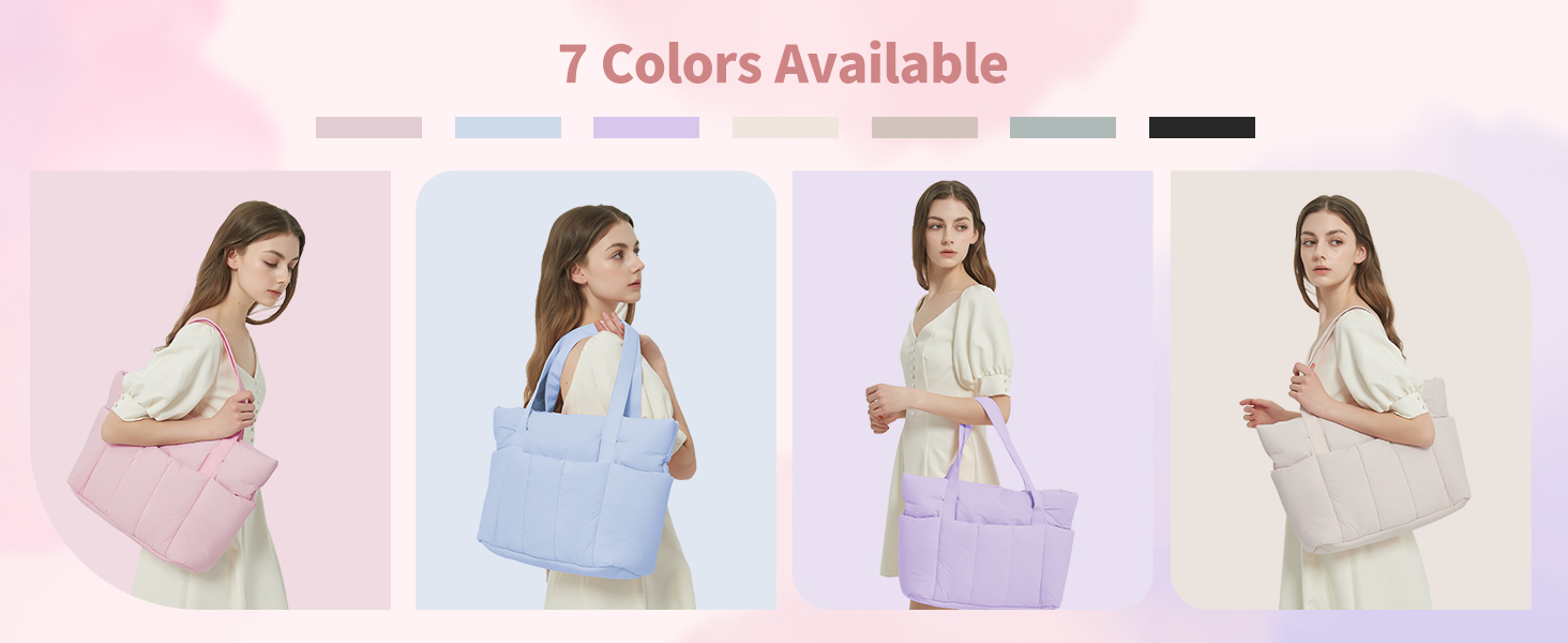 Сумка жіноча Narwey Shopper бежева, велика, легка - для роботи, навчання, як сумка для вчителя з багатьма кишенями