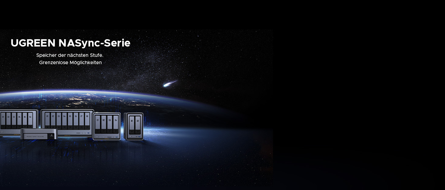 NAS UGREEN DH2300: 2 відсіки, NFC, AI фотоальбом, 4K відеотека, 1GbE LAN, 4GB RAM (без дисків)