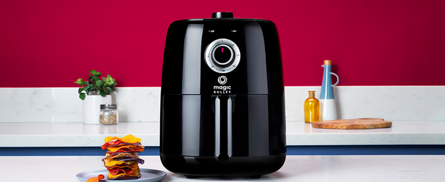 Електрична фритюрниця без олії Magic Bullet MBA021B, 2.5л, 80-200°C, 1300W, чорна