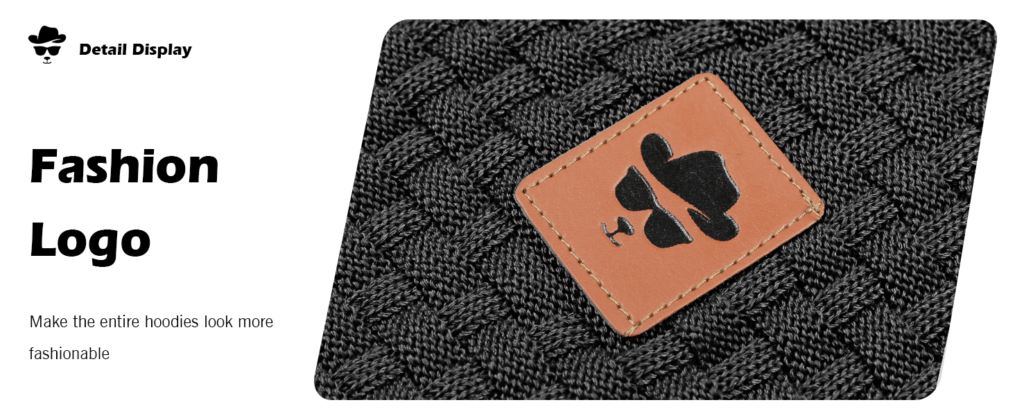 Пуловер чоловічий TARAINYA з капюшоном, теплий светр з довгим рукавом, чорний, XL