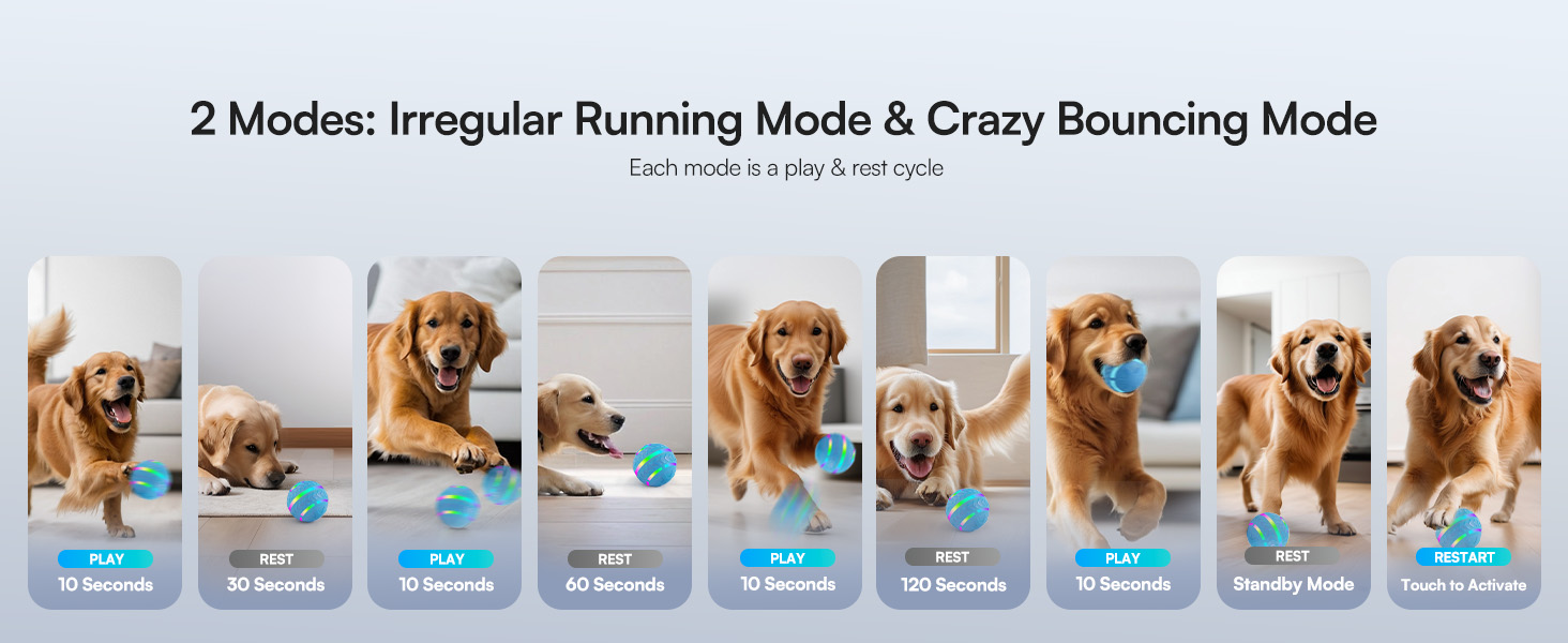 Інтерактивна LED-куля для собак ALL FOR PAWS: активна гра з підсвічуванням, USB-зарядка, для розваг та руху