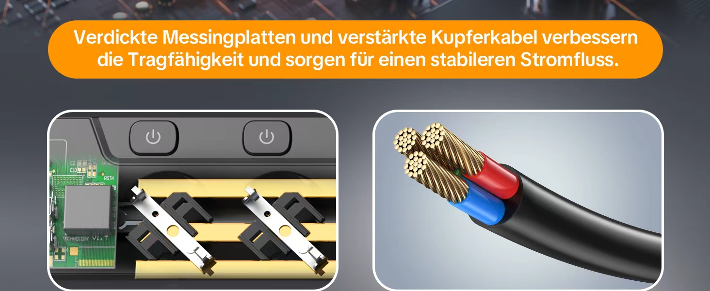 Мережевий фільтр 5-портовий з USB та LED, чорний. Розподільник розеток на стіл, для дому, кухні. Можливість настінного монтажу.