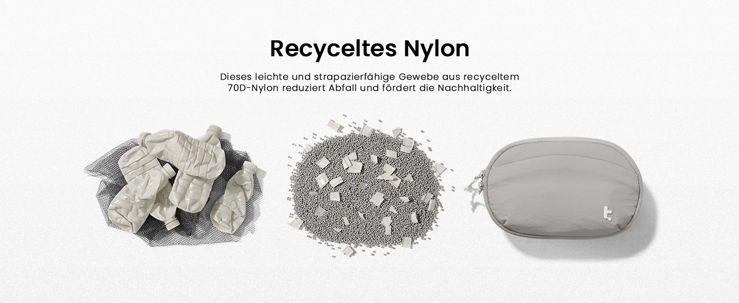 tomtoc жіноча поясна сумка-слінг з RFID захистом, 1.5 л, для подорожей, повсякденного використання, фестивалів, спорту, туризму, зелена (сіра)