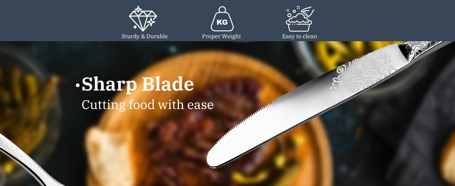 Набір столових приборів DRAGON RIOT на 6 осіб (30 предметів) з нержавіючої сталі, рожеве золото, елегантний набір ножів, виделок та ложок для дому, вечірки, ресторану. 30 предметів (сріблястий колір 60 предметів)