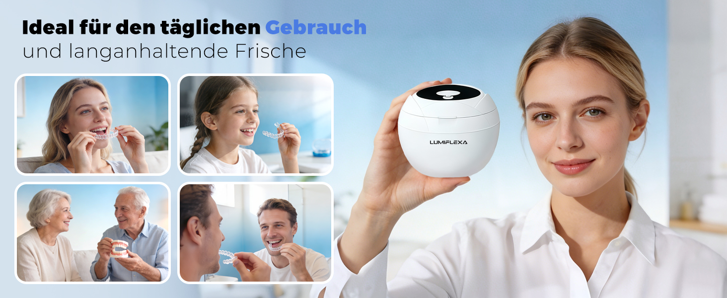 Ультразвукова ванна для чищення 45 кГц з УФ-лампою 200 мл - 4 режими для брекетів, кап, ювелірних виробів (Біла)