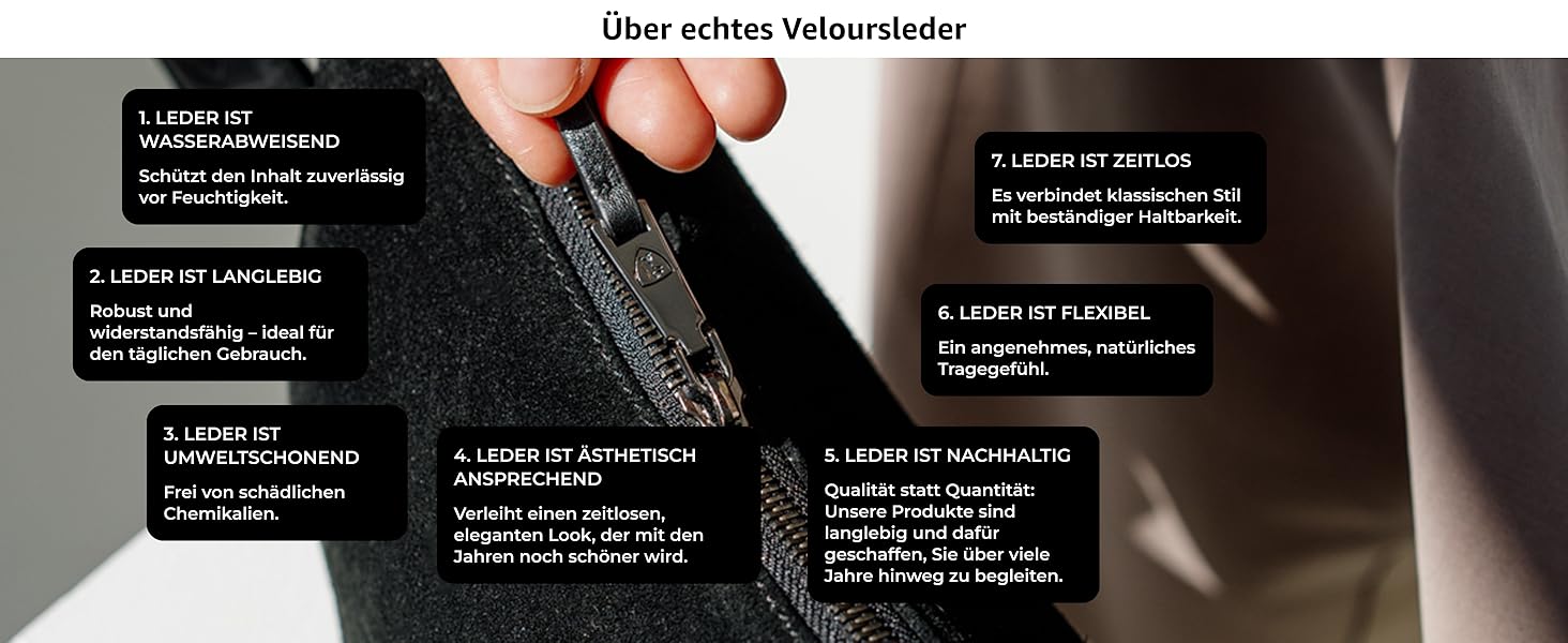 Сумка через плече Berliner Bags Luna, шкіряна жіноча, чорна замша, напівмісяць