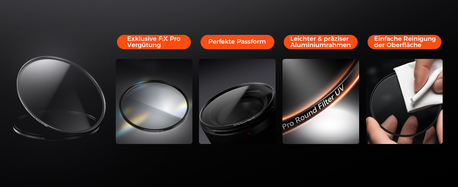 Фільтр Rollei F:X Pro Круглий (77 мм, UV) - фільтр для об'єктивів з високою точністю кольору та відсутністю відблисків