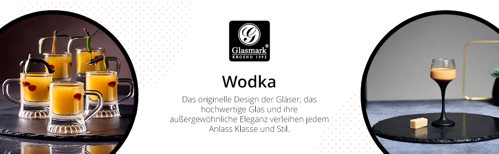 Набір келихів для шнапсу Glasmark KROSNO 1992, 12 шт, 60 мл, прозорі, для посудомийної машини