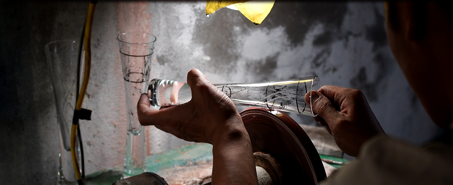 Набір 2 шт. келихів для шампанського 145мл, келихи з кришталю, келихи для ігристі вина, ручної роботи, прозорі лікерні келихи (з пінопластовою упаковкою)