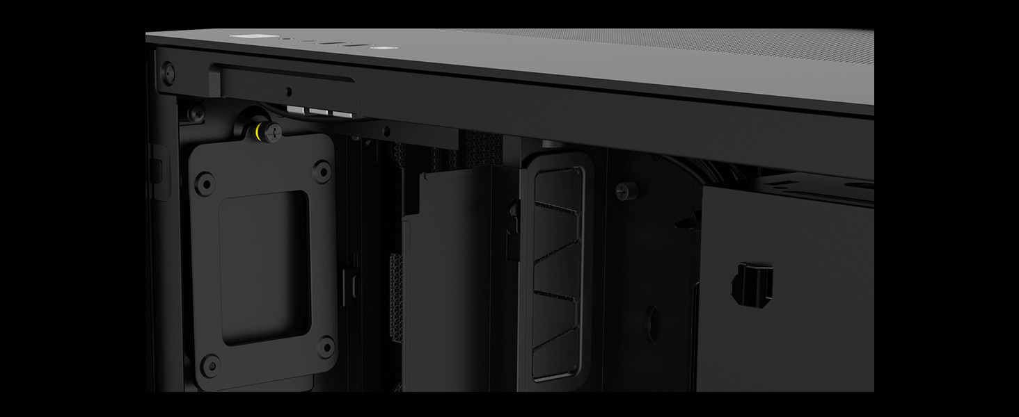 Корпус ПК CORSAIR 2500X mATX з двокамерним дизайном, чорний/горіх, сумісний з платами зворотного підключення, велика гнучкість охолодження, з загартованим склом