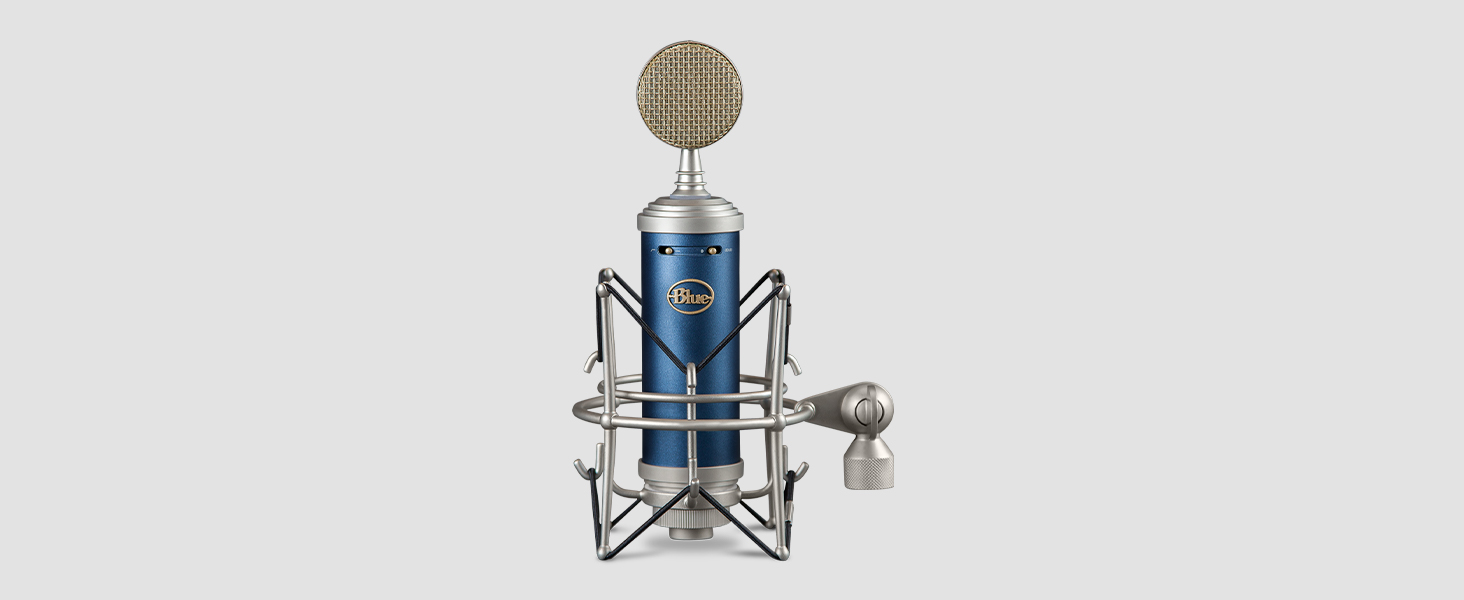 Bluebird SL: Конденсаторний мікрофон Blue XLR для запису та стрімінгу, сірий + стійка