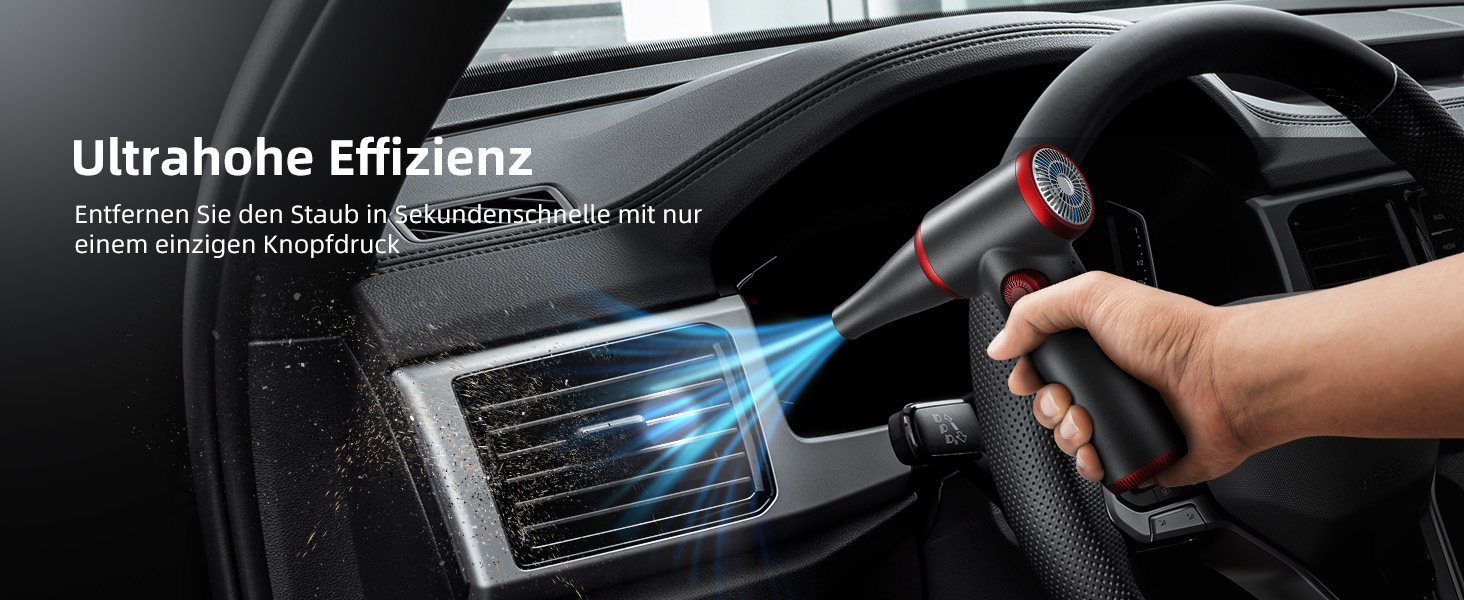 Електричний повітряний пилосос Koonie, набір для чищення CD09, з LED-підсвічуванням, для ноутбуків та ПК