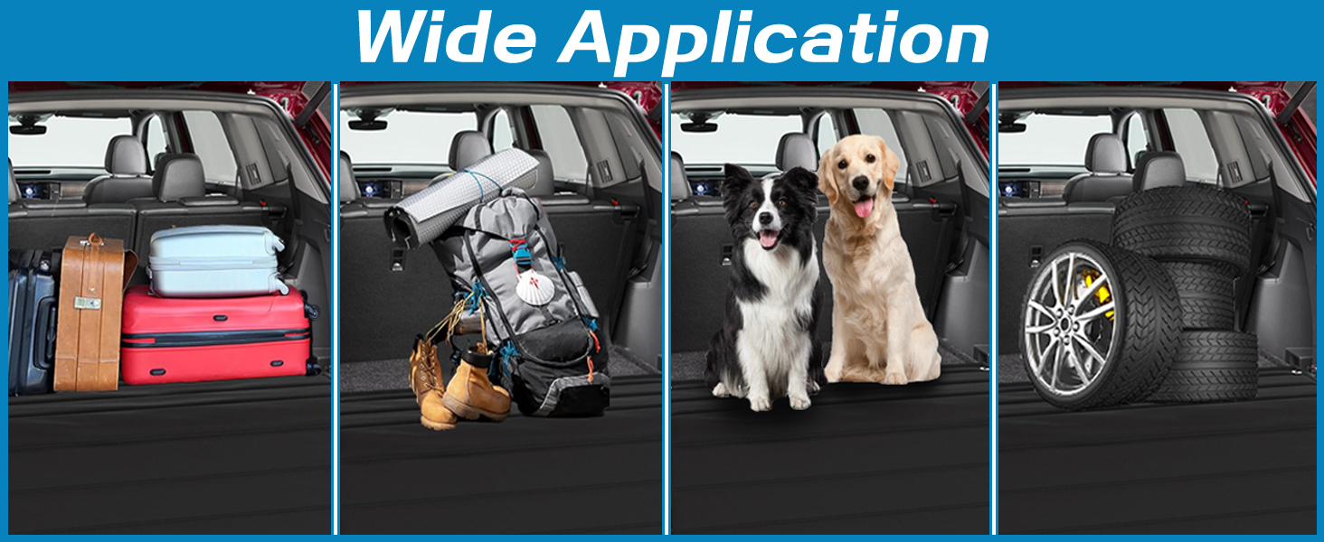 Захист для багажника автомобіля для собак, килимок у багажник, вологостійкий, стійкий до подряпин та розривів, 80x64 см (сірий)