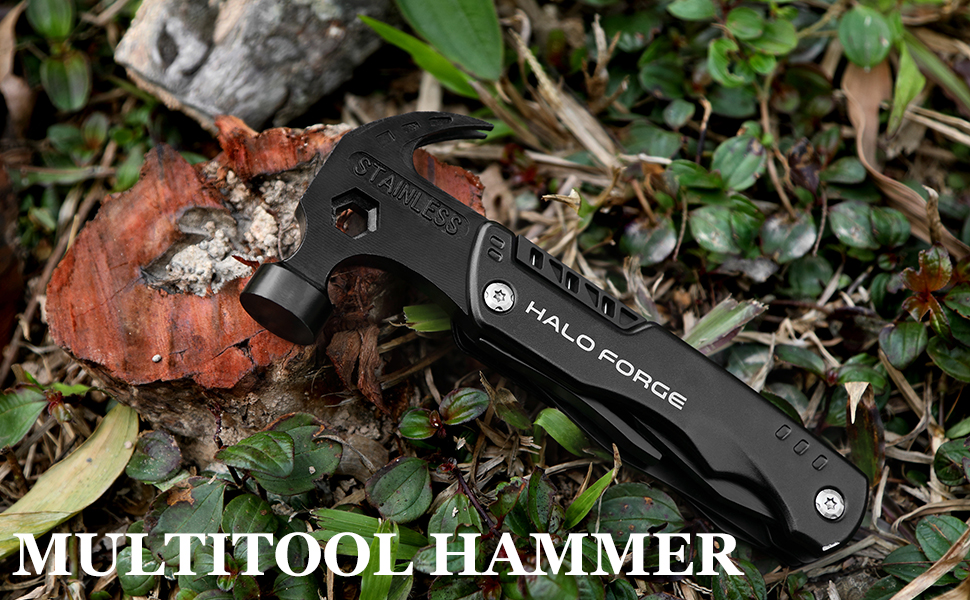 Багатофункціональний молоток 14-в-1 з нержавіючої сталі, інструмент для DIY, кемпінгу та трекінгу