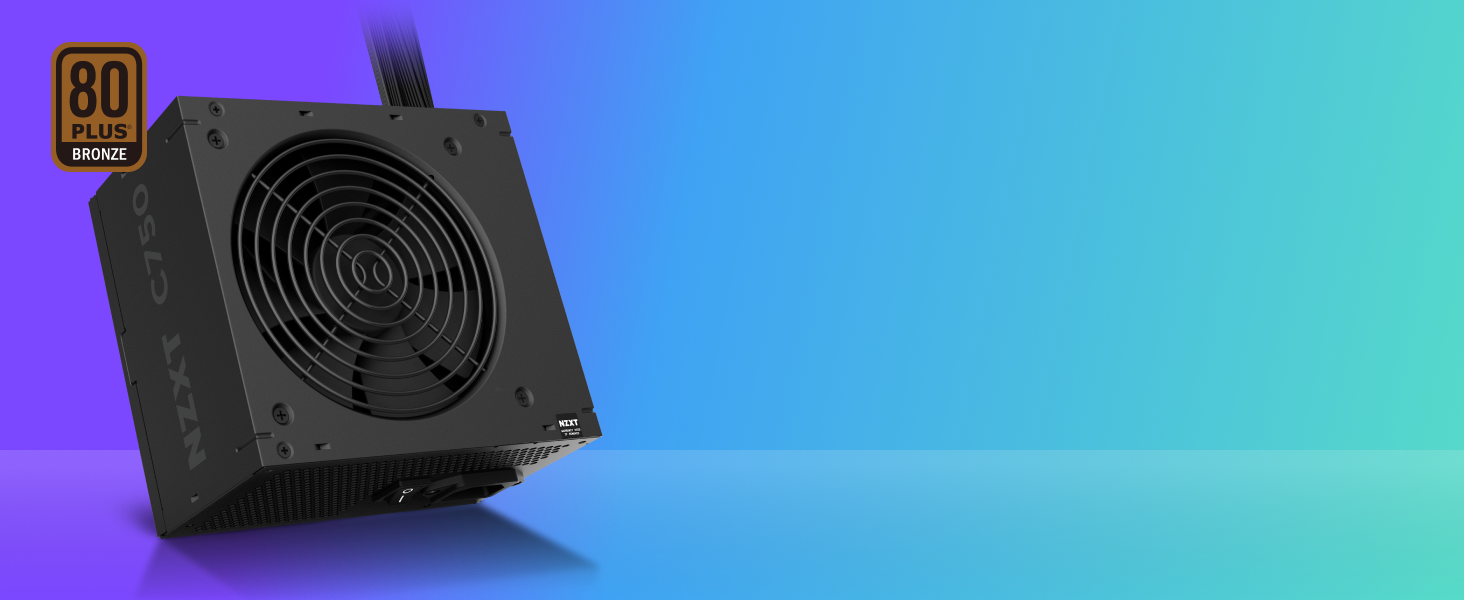 Блок живлення NZXT C850 Gold ATX 3.1, 850W, повністю модульний, 80 Plus Gold, чорний