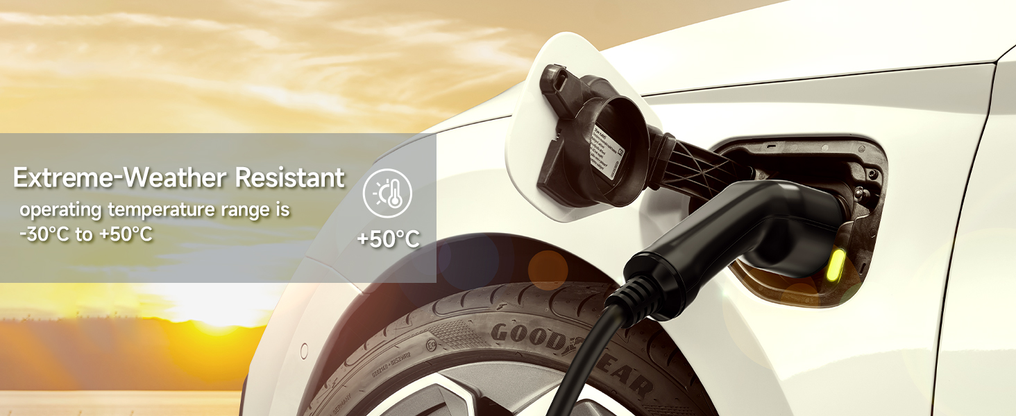 Кабель зарядного пристрою для електромобіля 8м, 3.6 кВт, Schuko, регульований струм 6/8/10/13/16A, з сумкою, IEC 62196-2