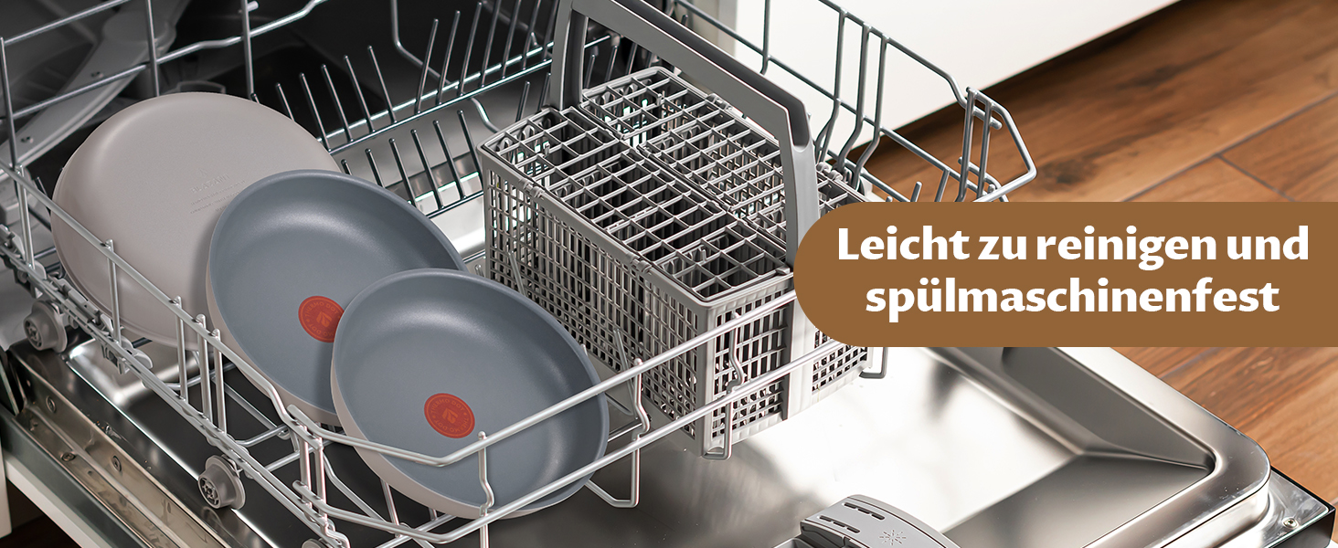 Набір сковорідок Induktion 4 шт. з термоіндикатором, антипригарне покриття, сумісний з усіма плитами, для кухні та кемпінгу