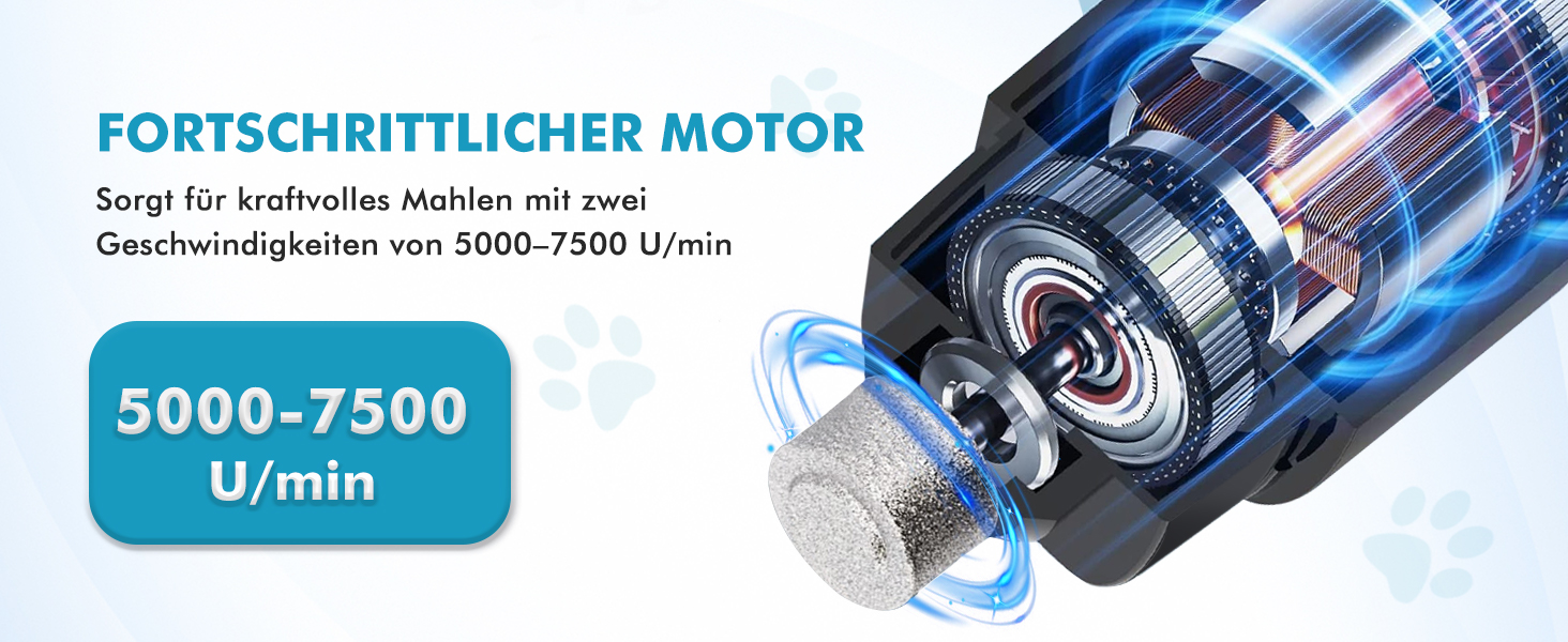 Шліфувальник для собак Krallenschleifer: професійний, тихий, для великих, середніх та маленьких порід, з ножицями для обрізки