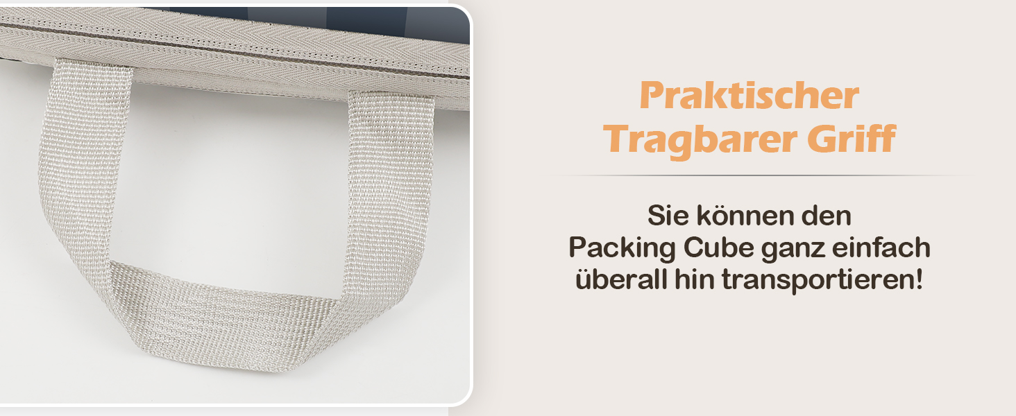 VnioLife Набори для пакування валізи - 8 шт. Органайзери для подорожей, компресійні кубики, синій та сірий