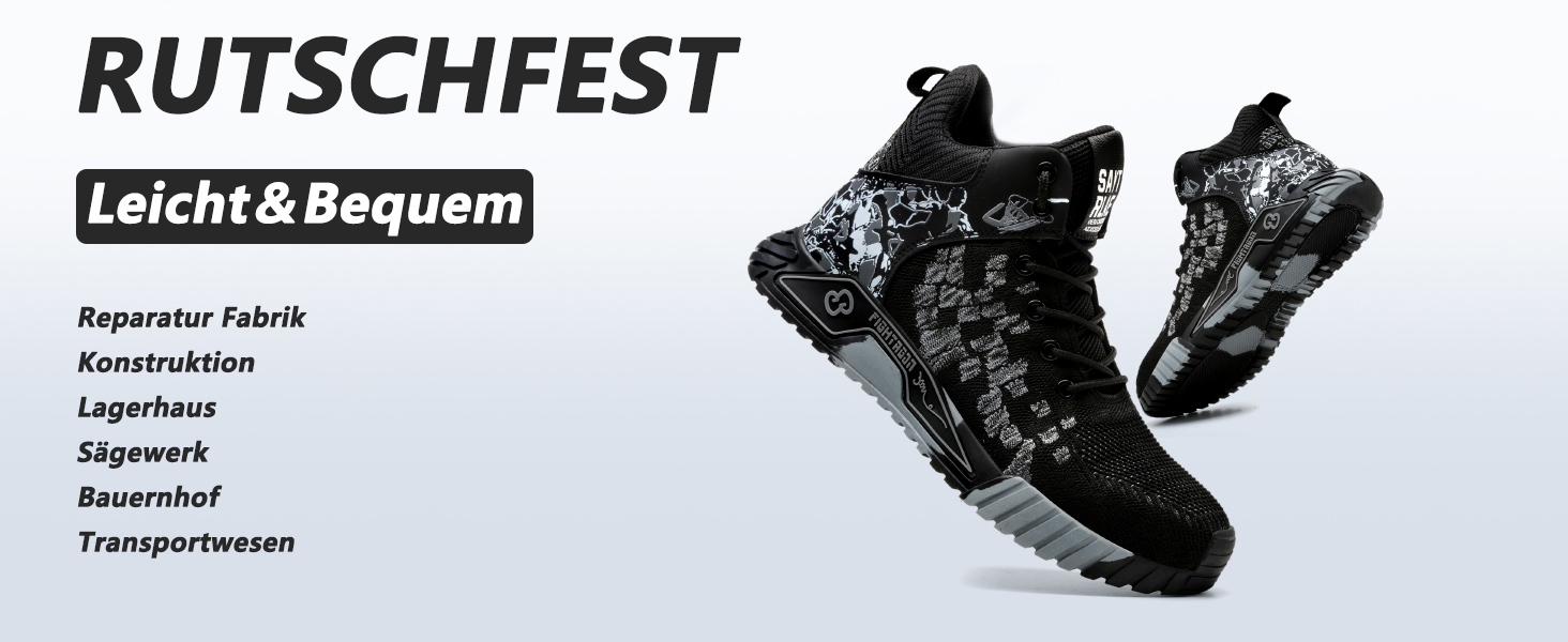 Черевики робочі чоловічі/жіночі, захисні, спортивні, з металевим носком, антиковзаючі, чорні, розміри 37-46 EU