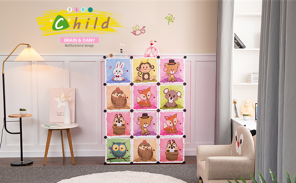 BRIAN & DANY Expandable Kids' Storage Unit