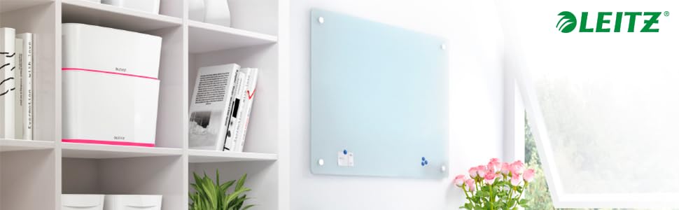 Leitz MyBox велика біла пластикова коробка для зберігання з кришкою, непрозора