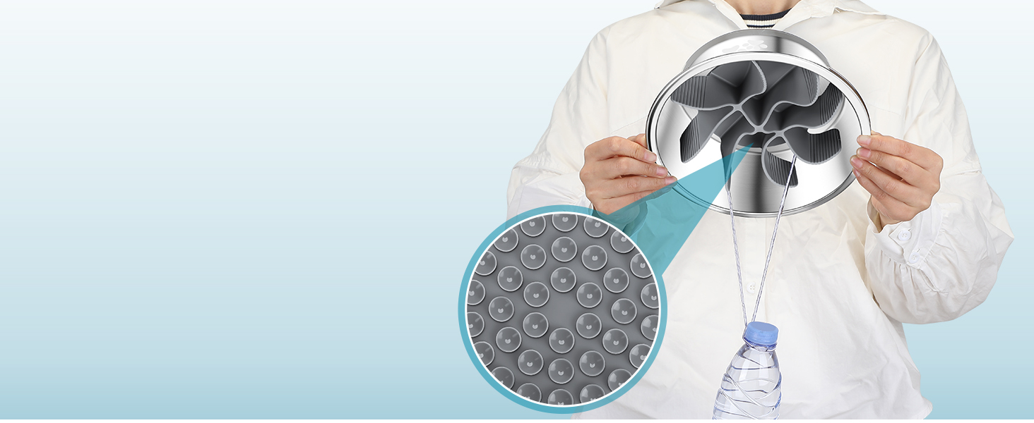 PETTOM Набір з 2 мисок для собак з нержавіючої сталі з антизаковтуванням, 2-в-1, об'єм 1560 мл, з антиковзним силіконовим дном, Ø21 см. Підходить для великих та середніх собак