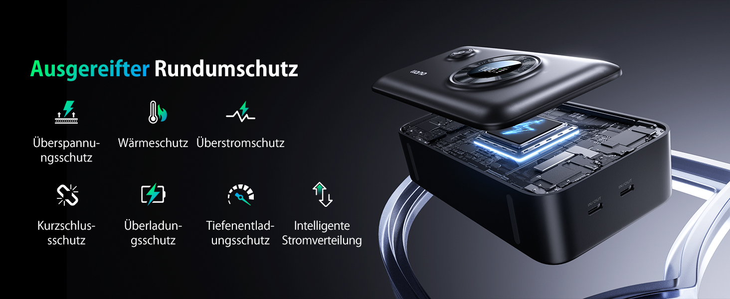 Акумулятор NP-FW50 для Sony + Powerbank 12400mAh з USB-C та Smart Display: ZV-E10, Alpha, RX10