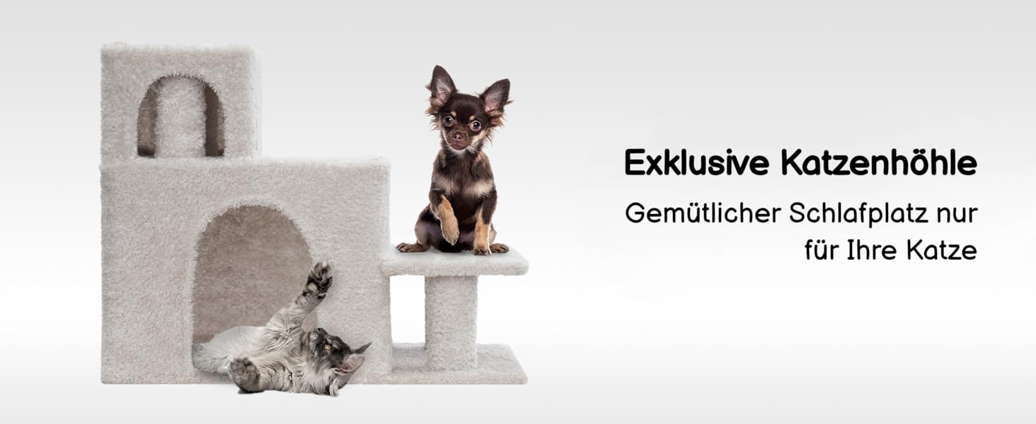 Сходинки для собак Veehoo: 3 сходинки, ліжко, печеринка, для маленьких собак та котів, сірий, 67x34x52 см, до 45 кг