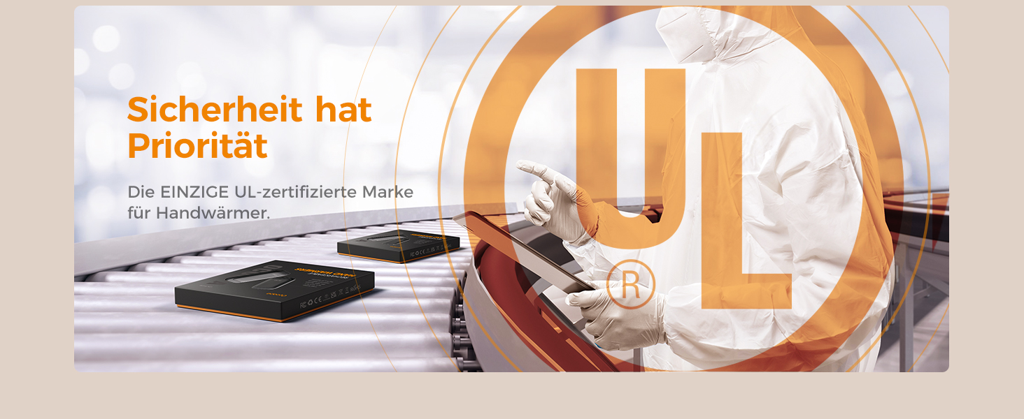 Електричні грілки для рук OCOOPA UT4 Young Flora Flamme, 5000mAh, 2 шт. - Компактні, Водонепроникні, Швидкий нагрів, USB, для зими та активного відпочинку