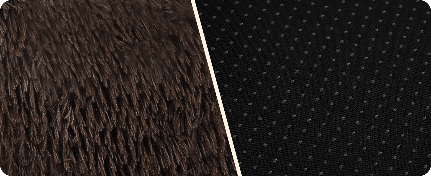 Ортопедичне ліжко для собак HMTOPE: кругла подушка, софа для собак та котів, корзина для собак, зручне, миюче, 70 см Ø, (60 x 60 x 18 см, Коричневий)