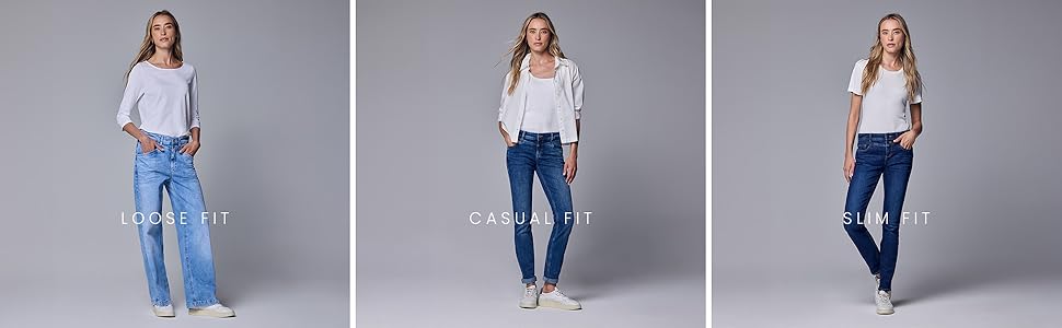 Джинси жіночі Street One Bootcut 3716435, темно-синій індиго, 34W/32L
