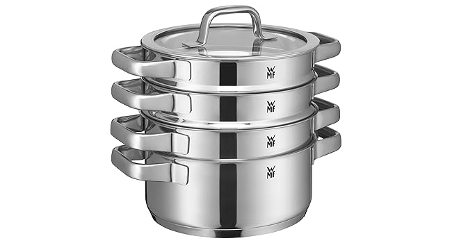 Миска для водяної бані WMF Compact Cuisine 16,5 см, сталева, полірування, для збивання, підходить для посудомийної машини, штабельована