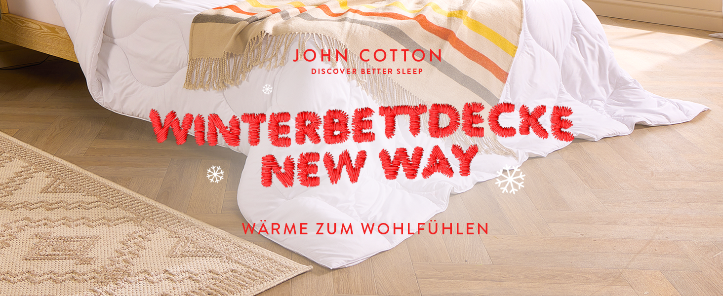 Ковдра John Cotton New Way 200x220 - інноваційна дихаюча ковдра для алергіків | Сертифікована Oeko-Test | Ідеальна для весни та осені | Тепла зимова ковдра 200x200 см